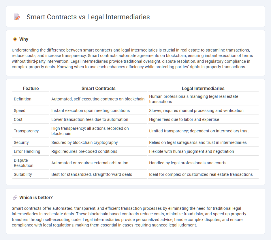 Smart Contracts vs Legal Intermediaries in Real Estate