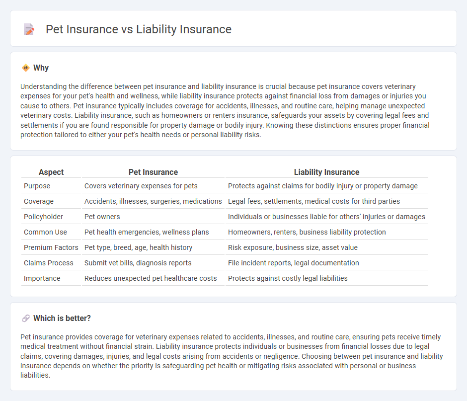 Pet Insurance vs Liability Insurance in Insurance