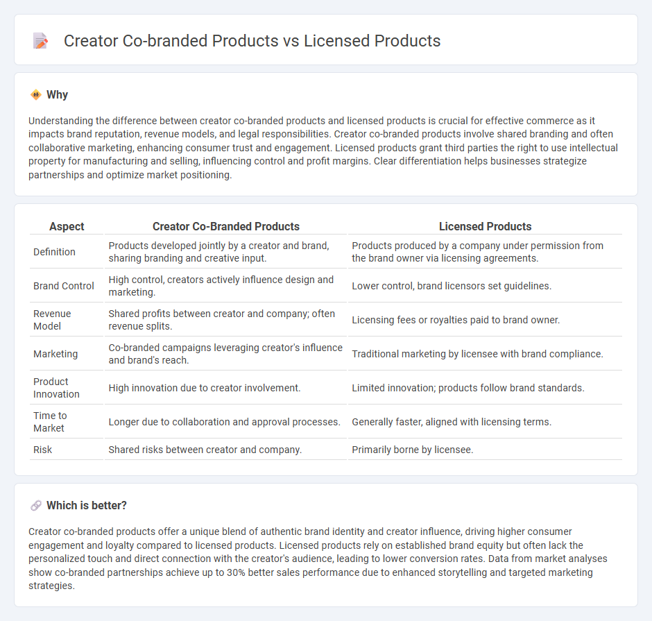 Creator Co-Branded Products vs Licensed Products in Commerce