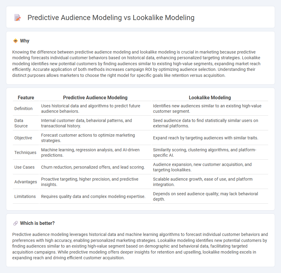 Predictive Audience Modeling vs Lookalike Modeling in Marketing