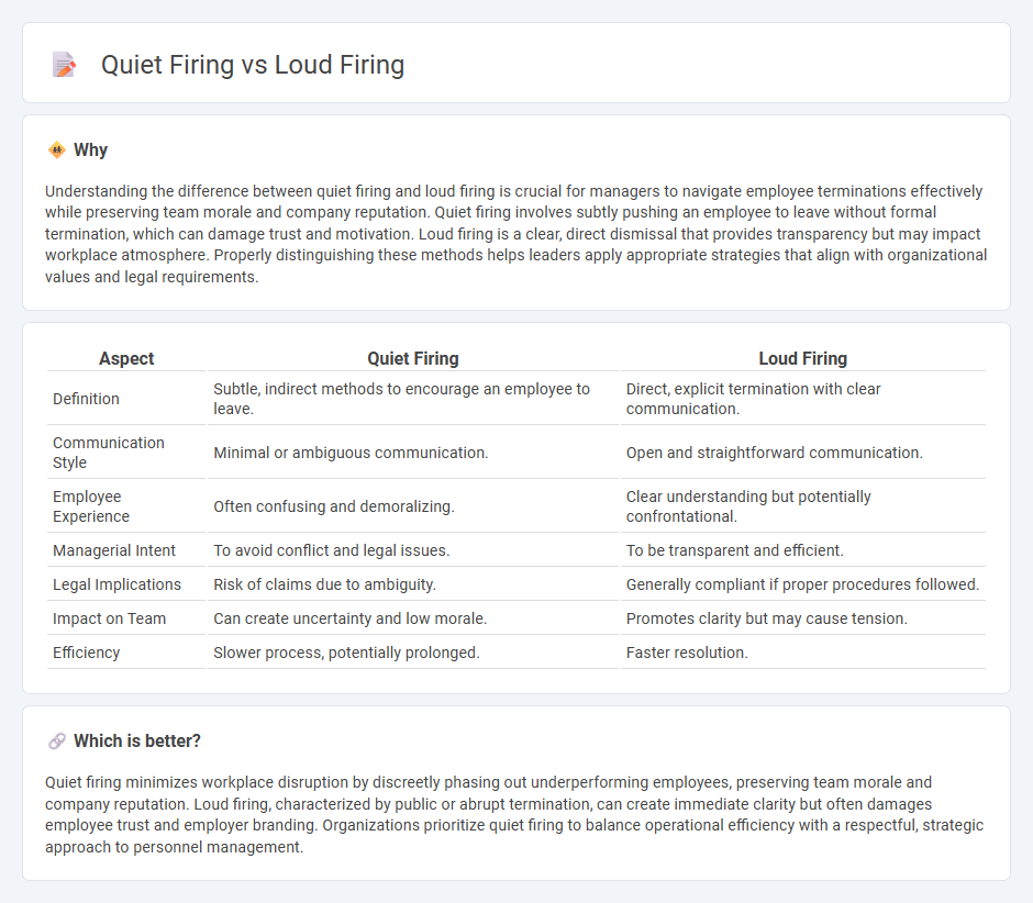 Quiet Firing vs Loud Firing in Management