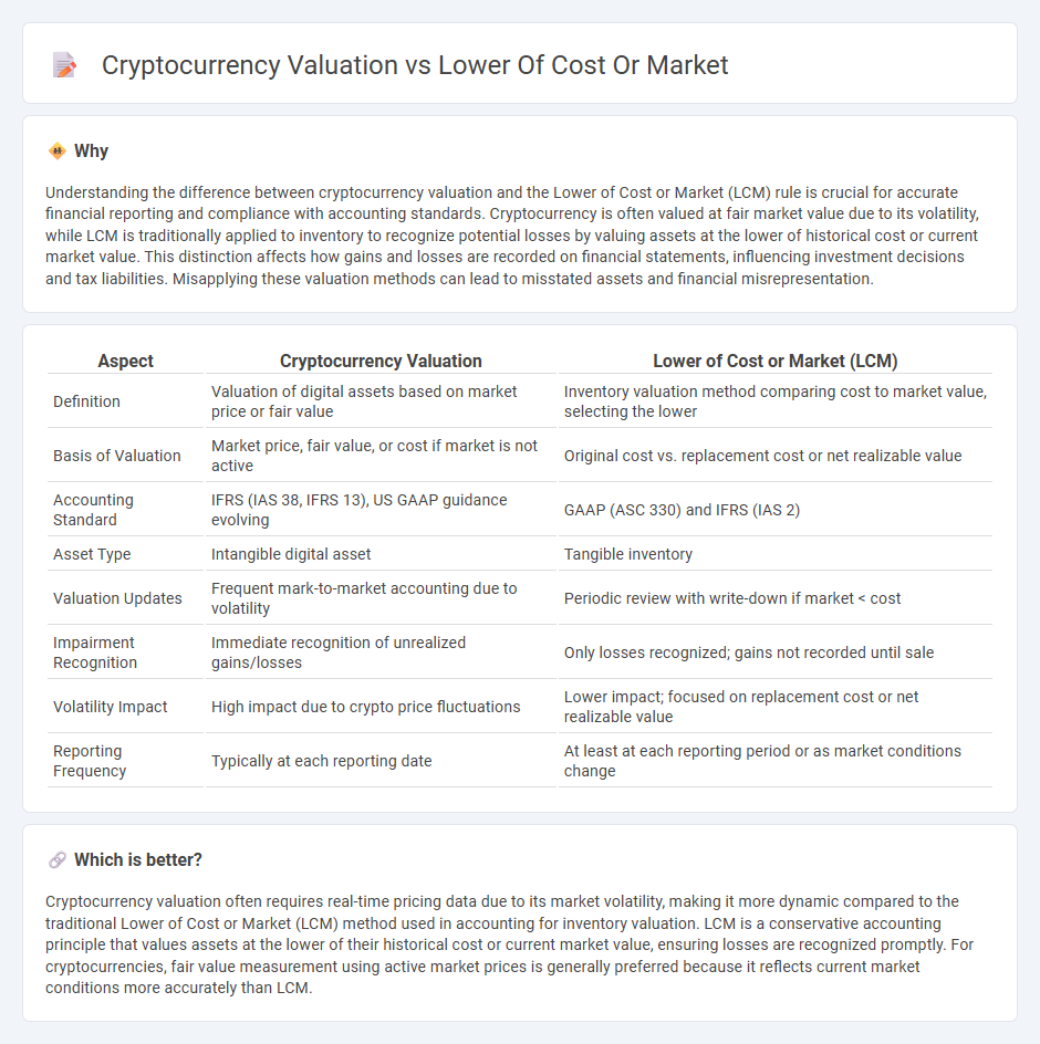 Cryptocurrency Valuation vs Lower Of Cost Or Market in Accounting