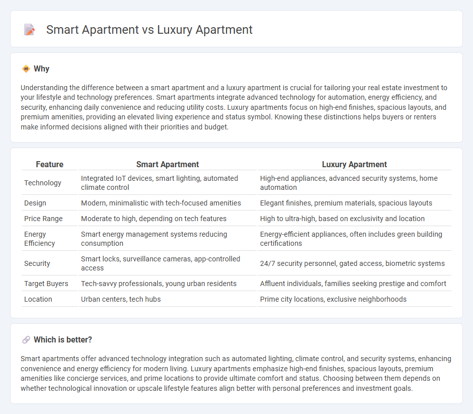 Smart Apartment vs Luxury Apartment in Real Estate