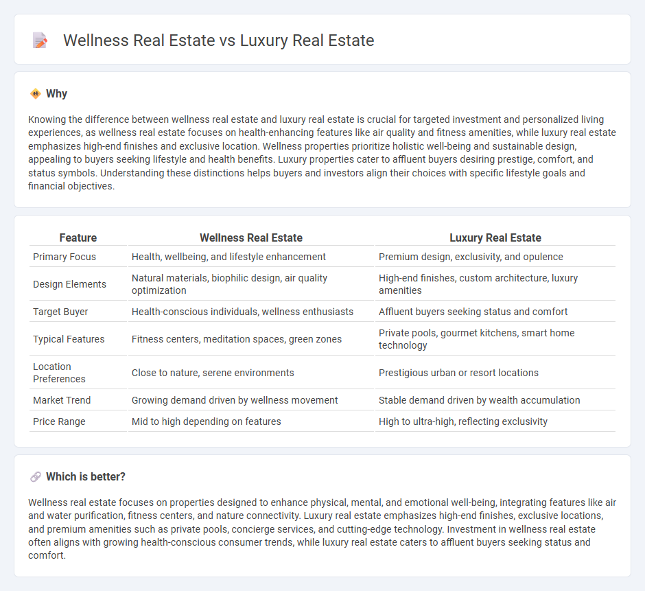 Wellness Real Estate vs Luxury Real Estate in Real Estate