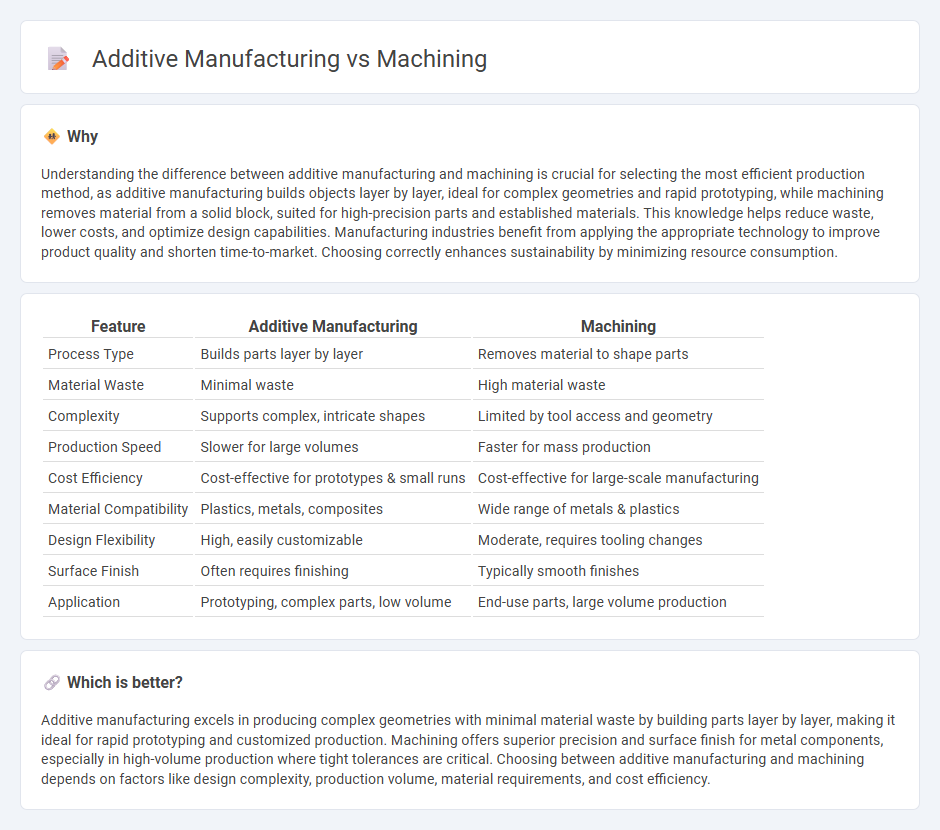 Additive Manufacturing vs Machining in Manufacturing