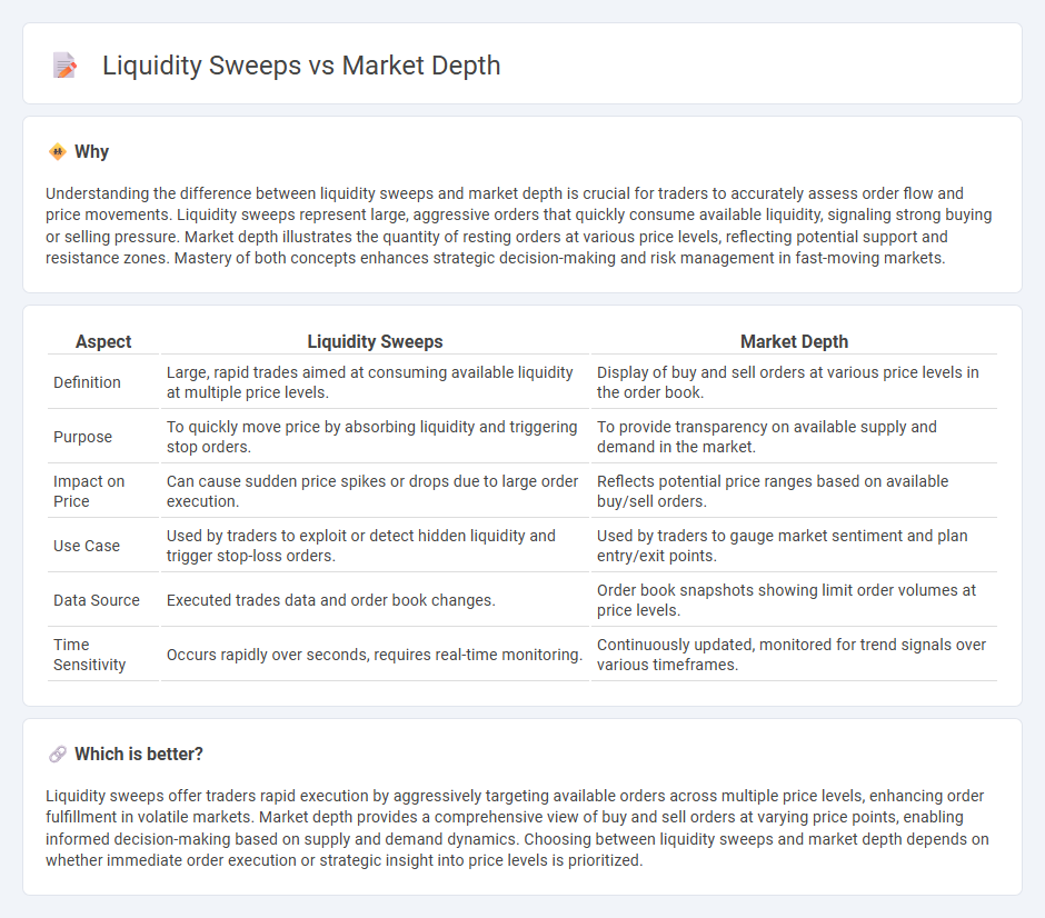 Liquidity Sweeps vs Market Depth in Trading