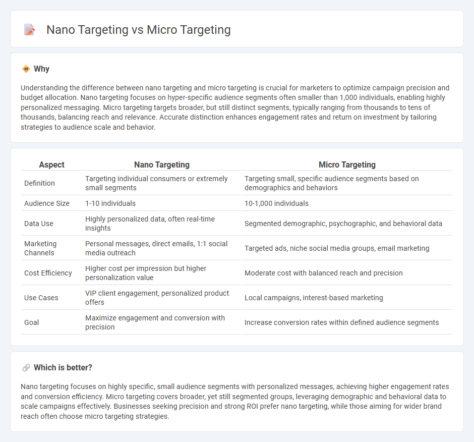 Nano Targeting vs Micro Targeting in Marketing