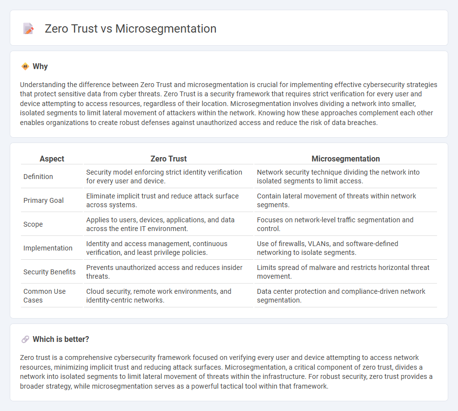 Zero Trust vs Microsegmentation in Technology