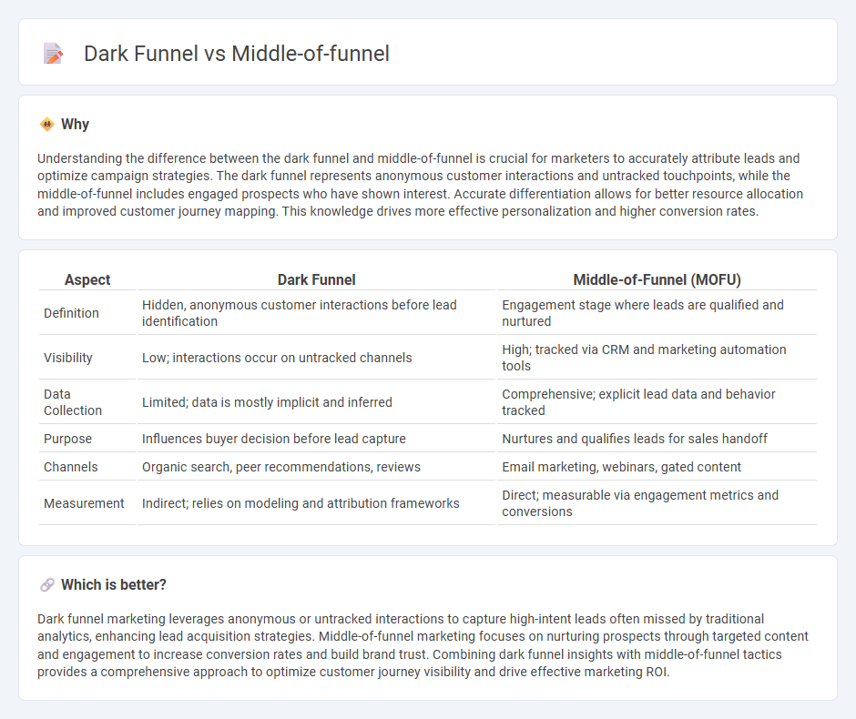 Dark Funnel vs Middle-Of-Funnel in Marketing