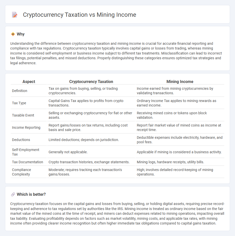 Cryptocurrency Taxation vs Mining Income in Accounting