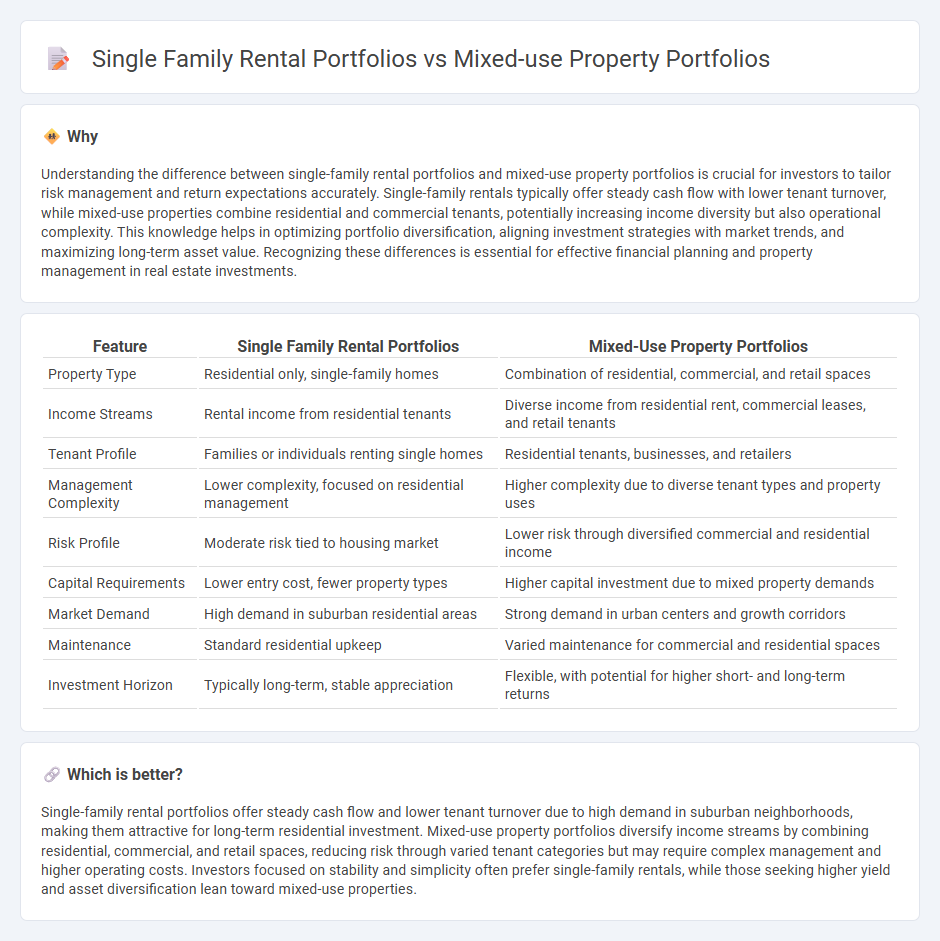 Single Family Rental Portfolios vs Mixed-Use Property Portfolios in Real Estate