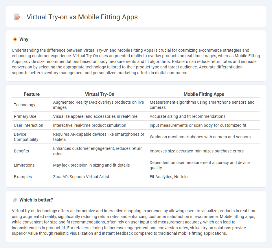 Virtual Try-On vs Mobile Fitting Apps in Commerce