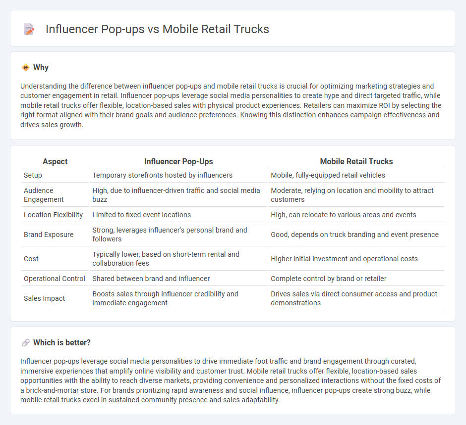 Influencer Pop-Ups vs Mobile Retail Trucks in Retail