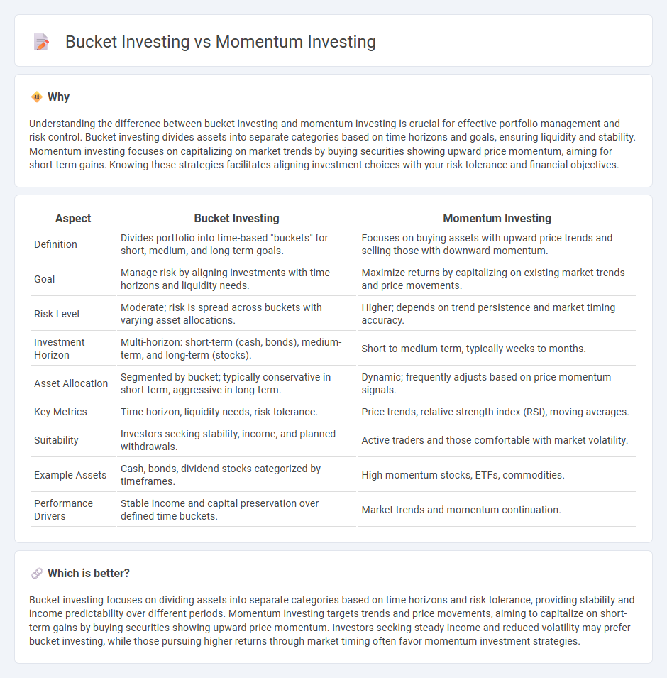Bucket Investing vs Momentum Investing in Finance