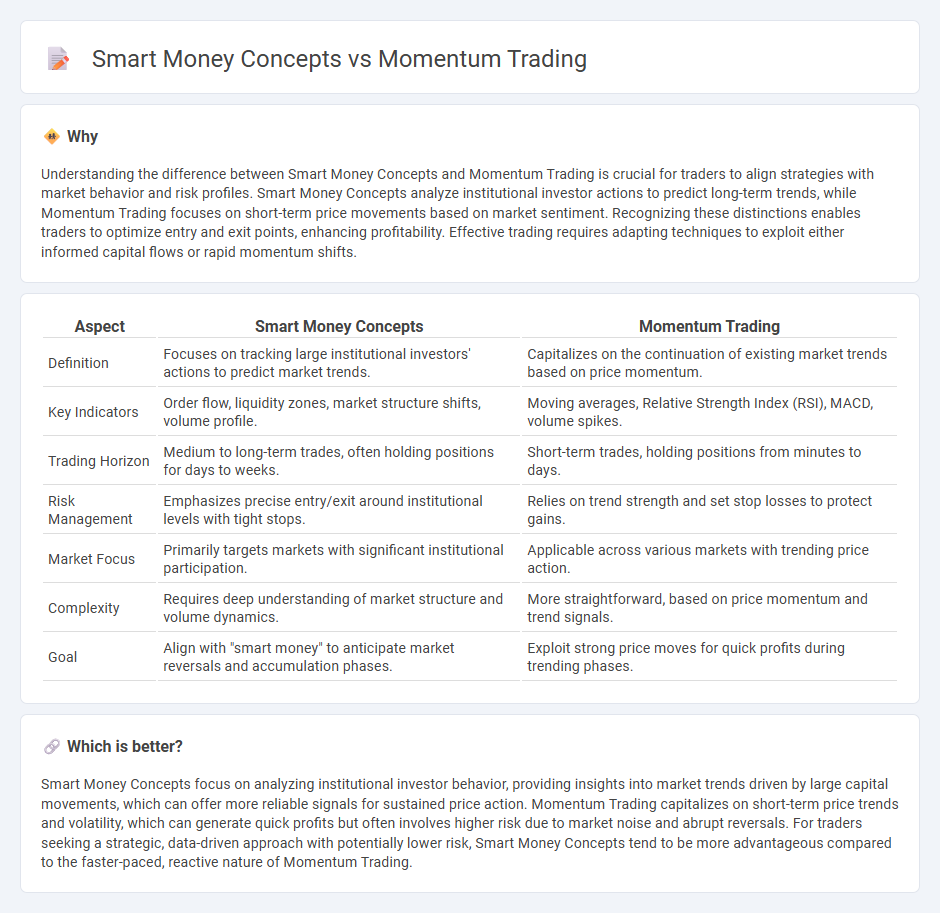 Smart Money Concepts vs Momentum Trading in Trading