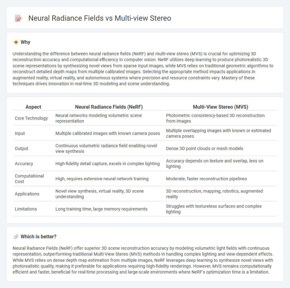 Neural Radiance Fields vs Multi-View Stereo in Technology