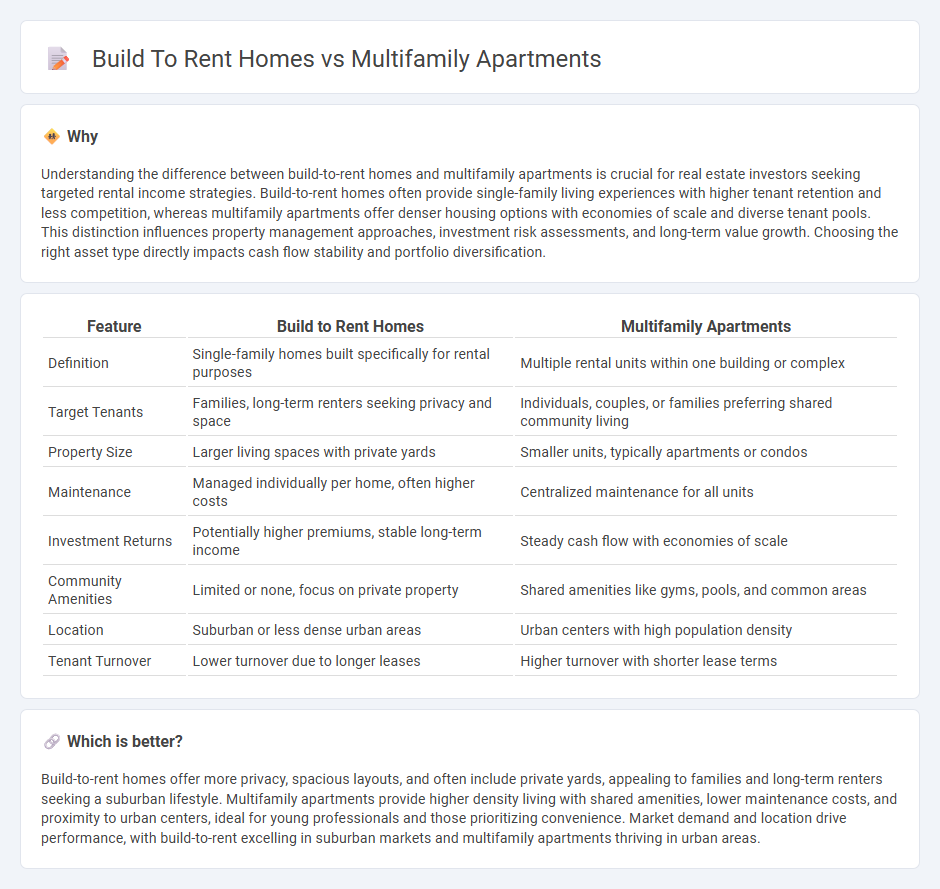 Build To Rent Homes vs Multifamily Apartments in Real Estate