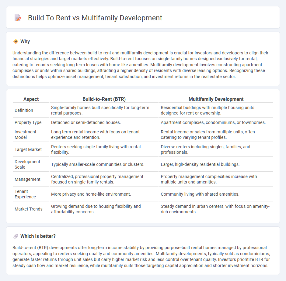 Build To Rent vs Multifamily Development in Real Estate