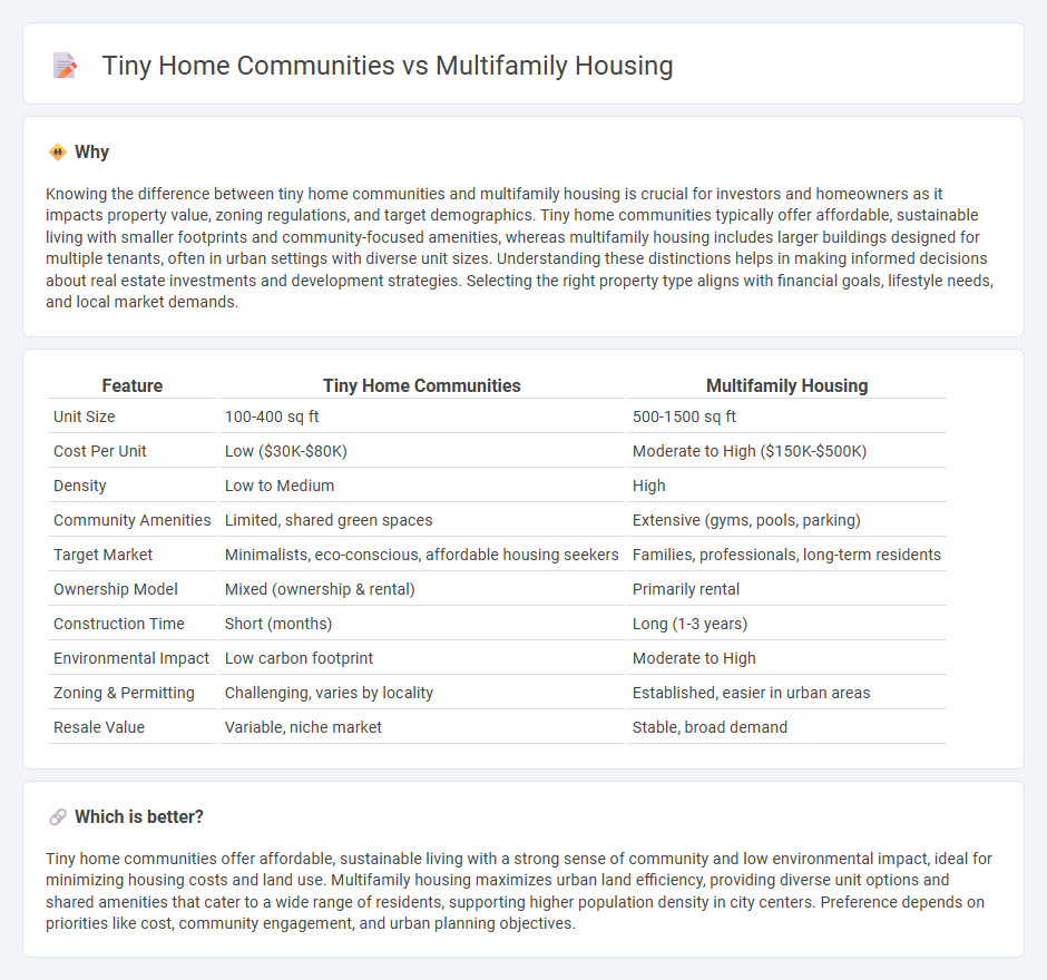 Tiny Home Communities vs Multifamily Housing in Real Estate