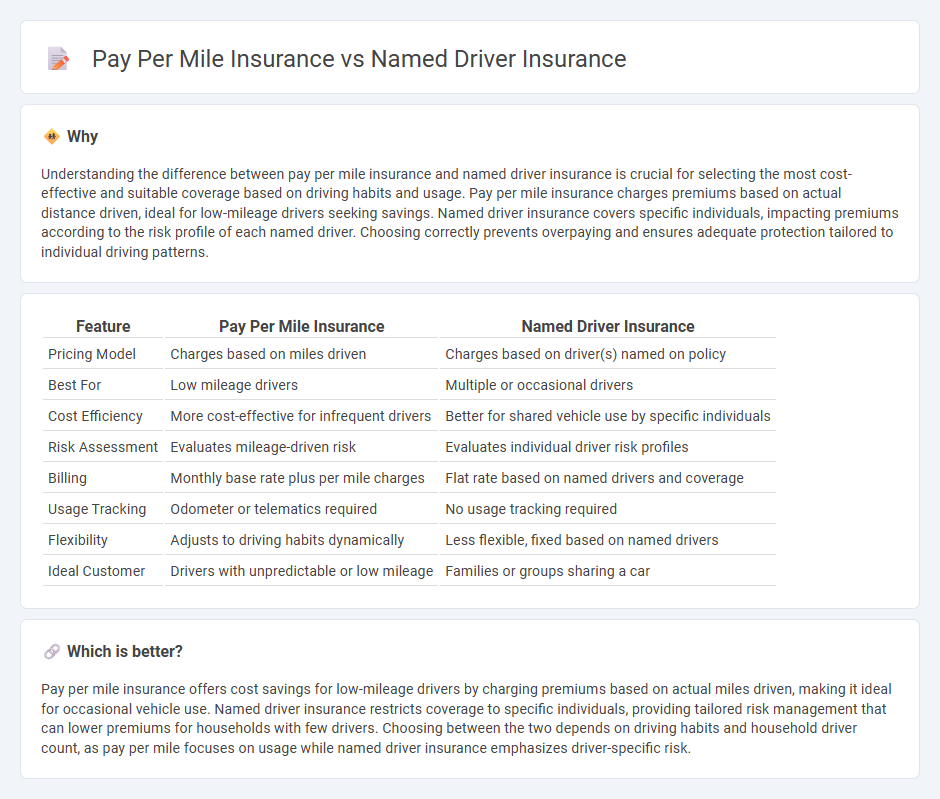 Pay Per Mile Insurance vs Named Driver Insurance in Insurance