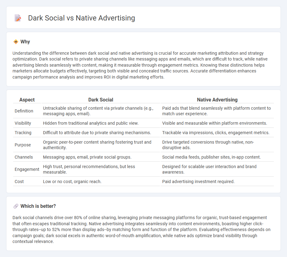 Dark Social vs Native Advertising in Marketing