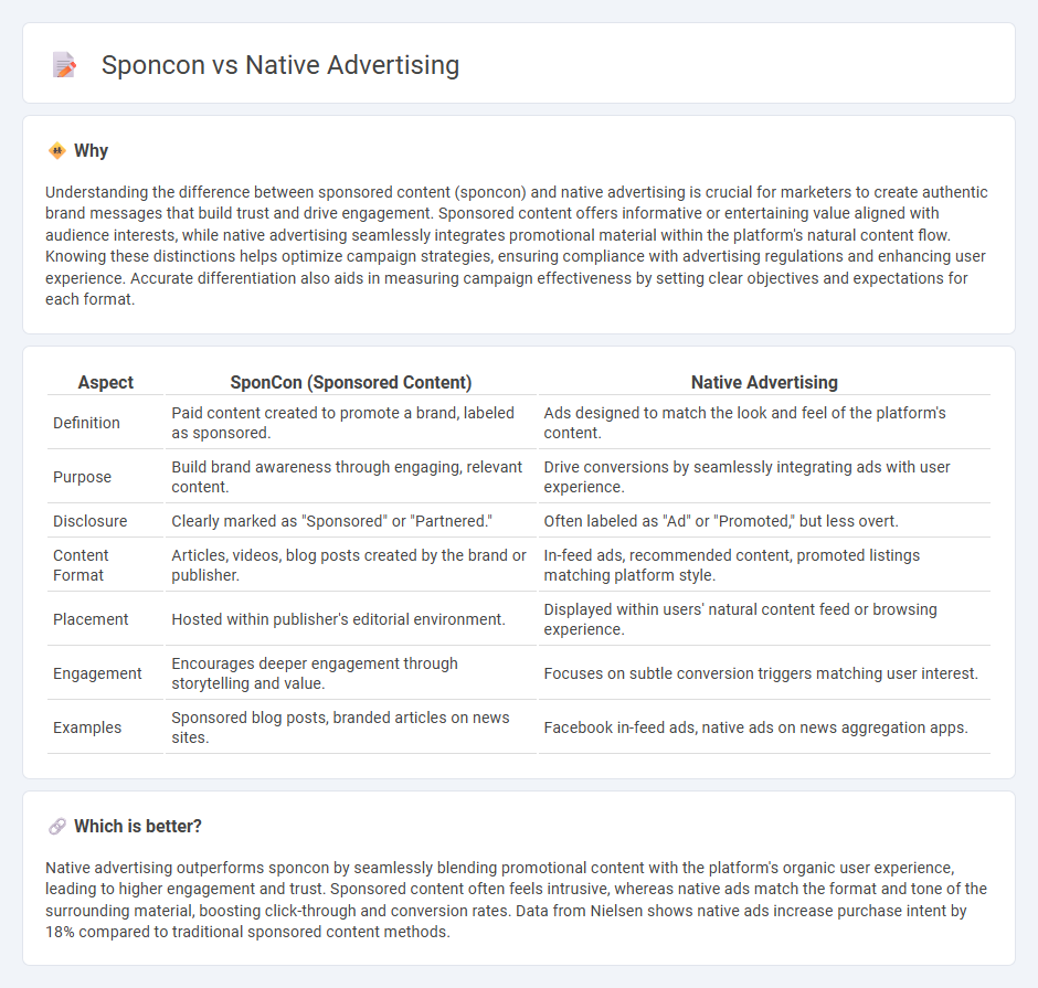 Sponcon vs Native Advertising in Marketing