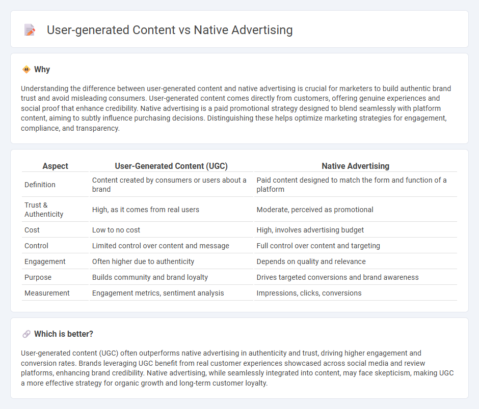 User-Generated Content vs Native Advertising in Marketing