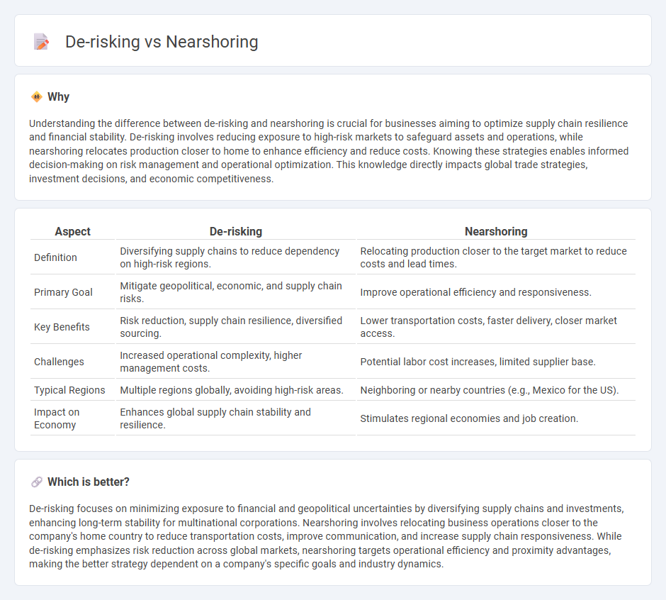 De-Risking vs Nearshoring in Economy