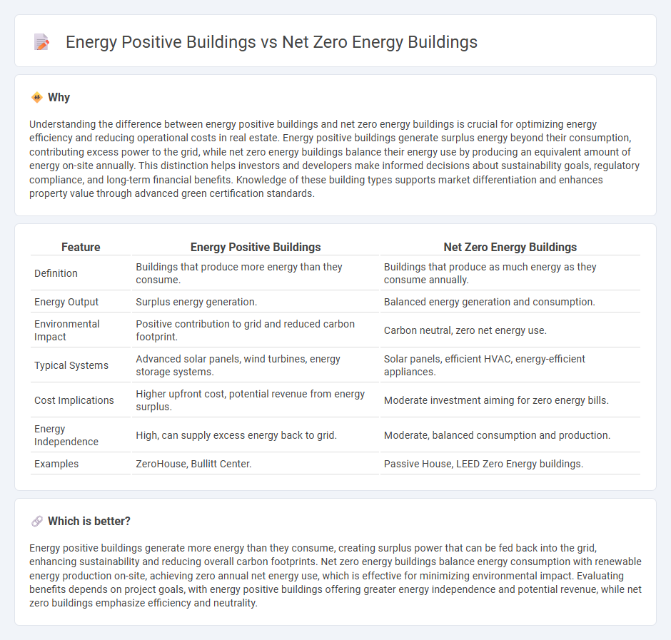 Energy Positive Buildings vs Net Zero Energy Buildings in Real Estate