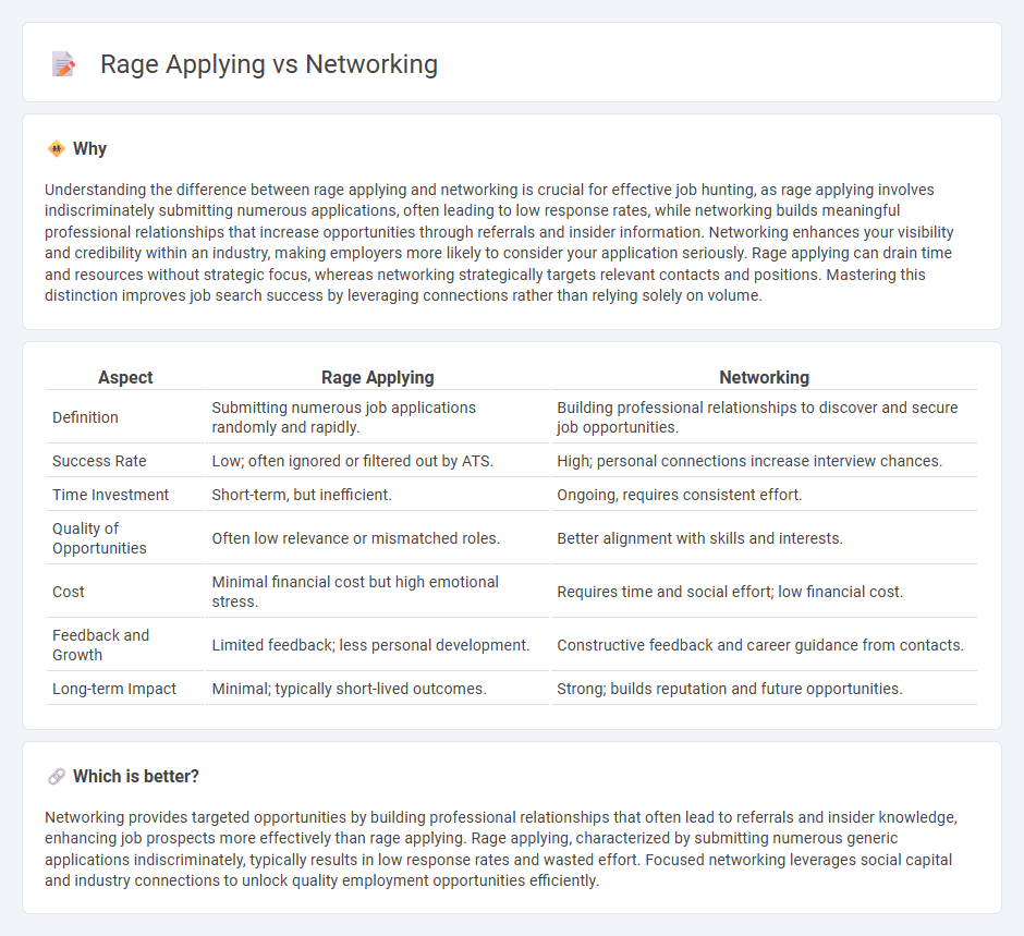Rage Applying vs Networking in Employment