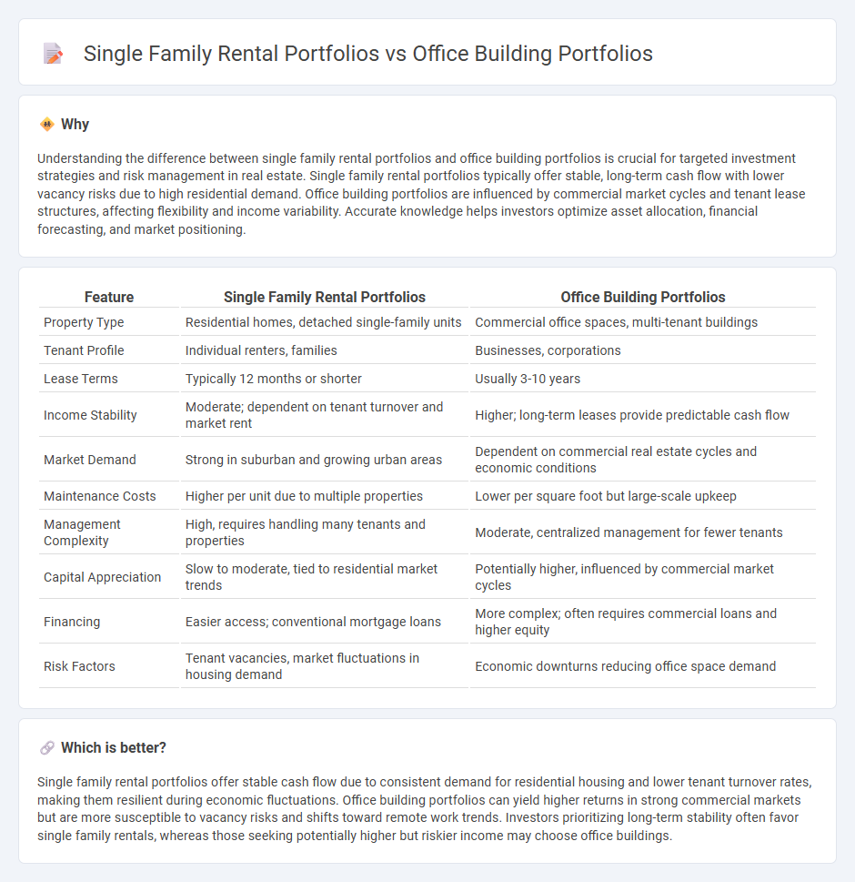 Single Family Rental Portfolios vs Office Building Portfolios in Real Estate