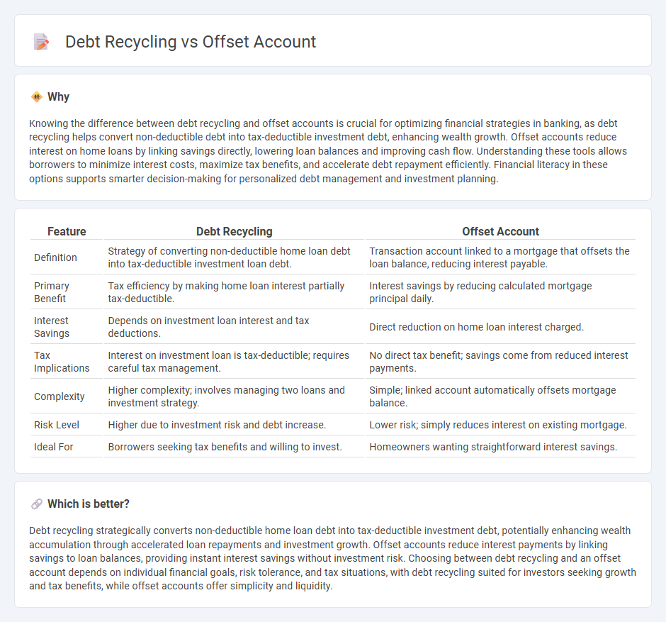Debt Recycling vs Offset Account in Banking