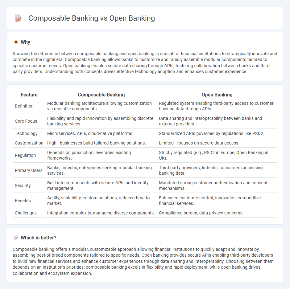 Composable Banking vs Open Banking in Banking