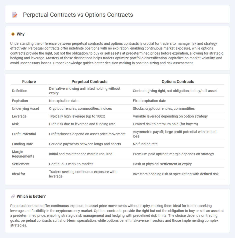 Perpetual Contracts vs Options Contracts in Trading