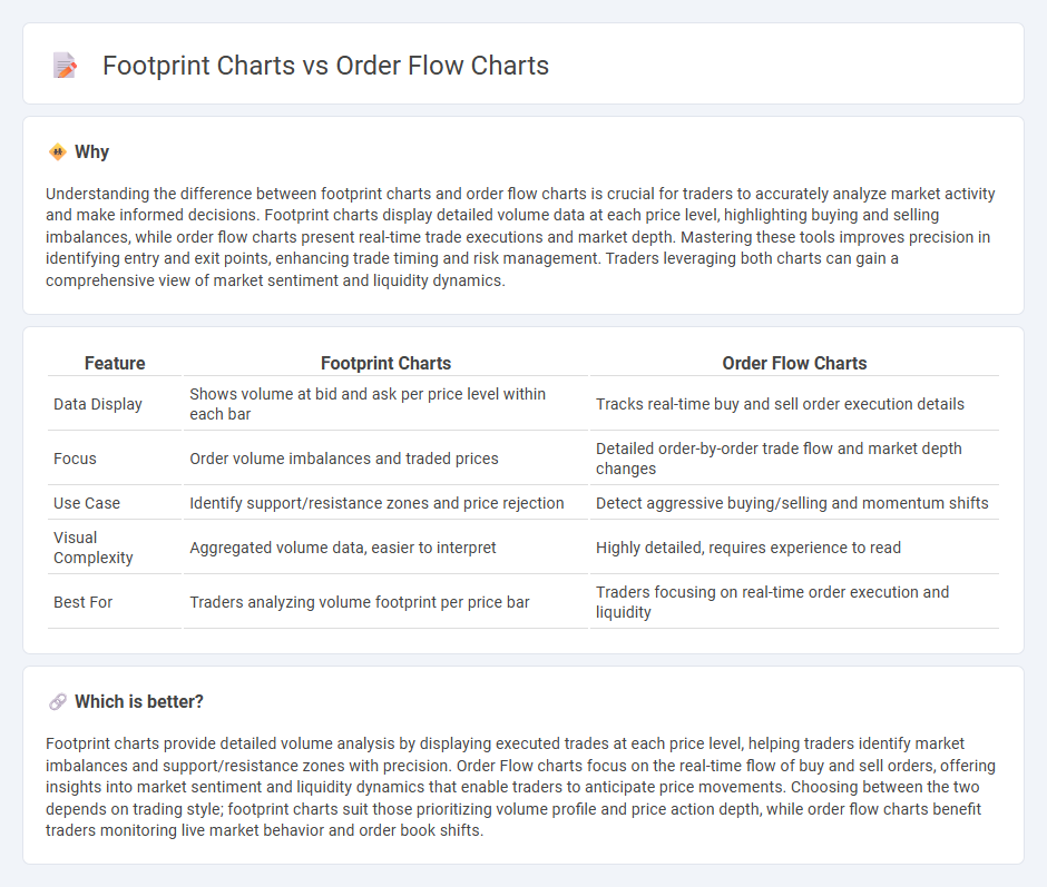 Footprint Charts vs Order Flow Charts in Trading