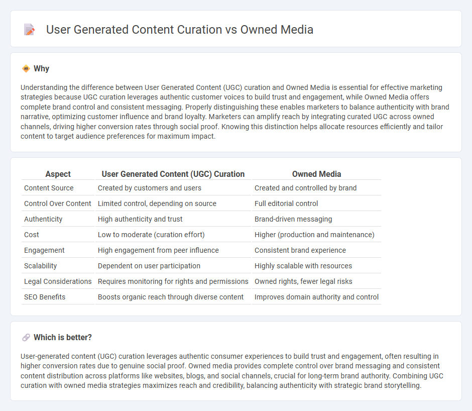 User Generated Content Curation vs Owned Media in Marketing
