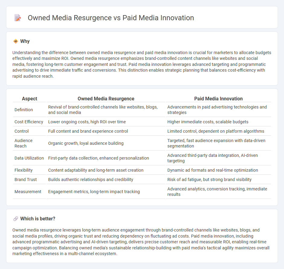 Owned Media Resurgence vs Paid Media Innovation in Marketing