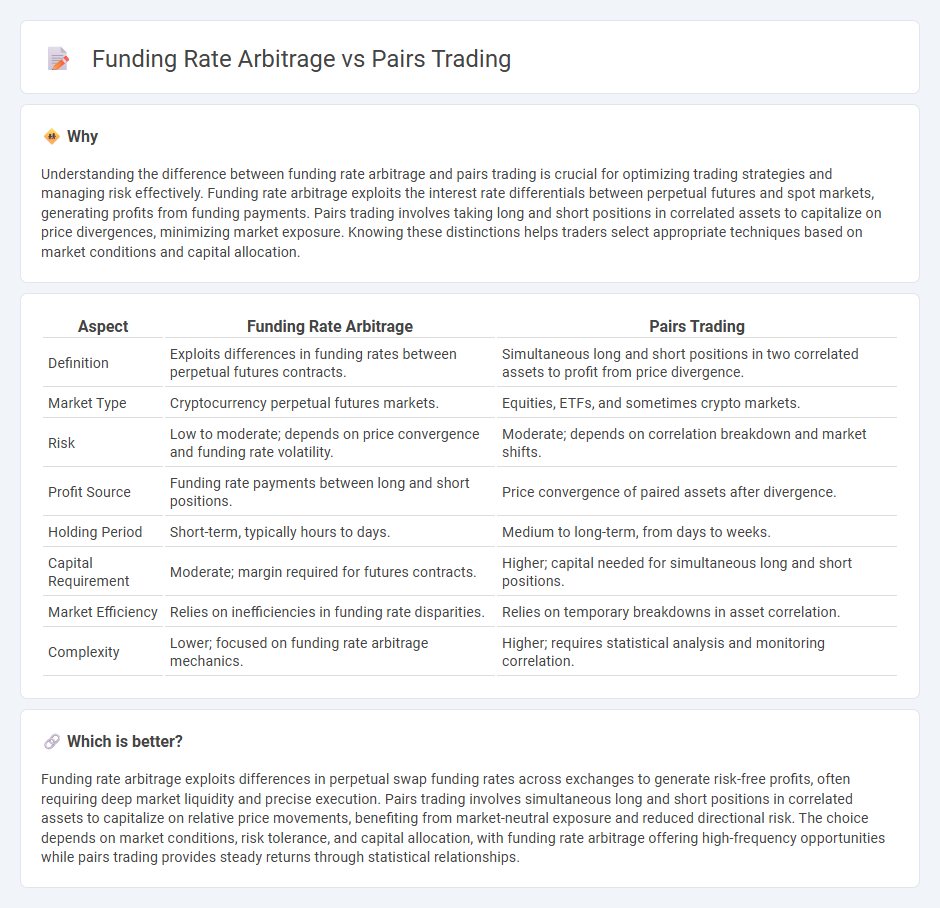 Funding Rate Arbitrage vs Pairs Trading in Trading