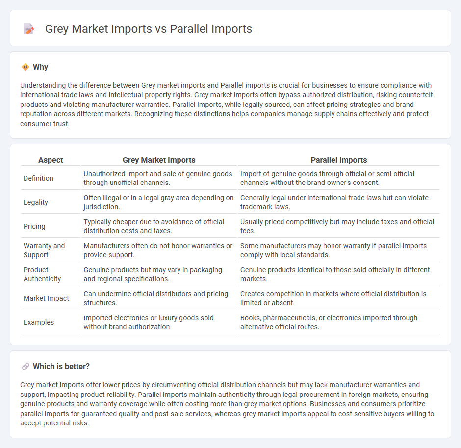 Grey Market Imports vs Parallel Imports in Economy