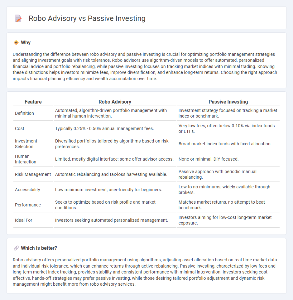 Robo Advisory vs Passive Investing in Finance