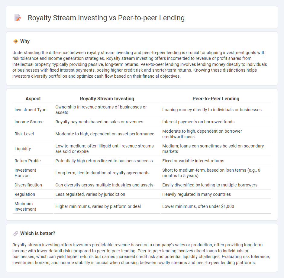 Royalty Stream Investing vs Peer-To-Peer Lending in Investment
