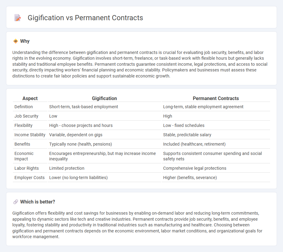 Gigification vs Permanent Contracts in Economy