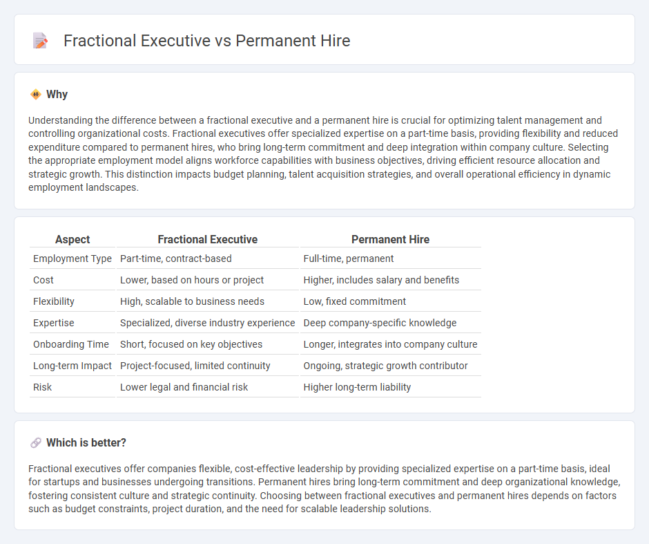 Fractional Executive vs Permanent Hire in Employment