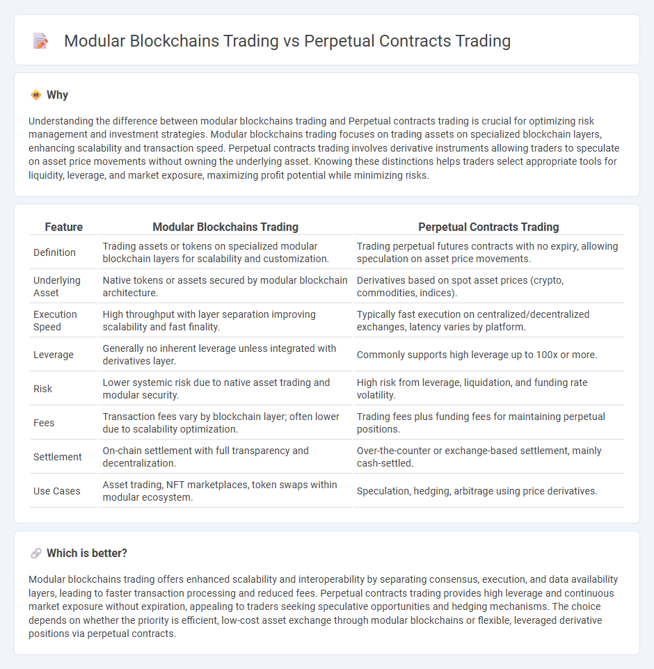 Modular Blockchains Trading vs Perpetual Contracts Trading in Trading