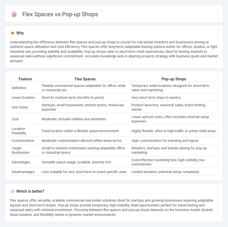 Flex Spaces vs Pop-Up Shops in Real Estate