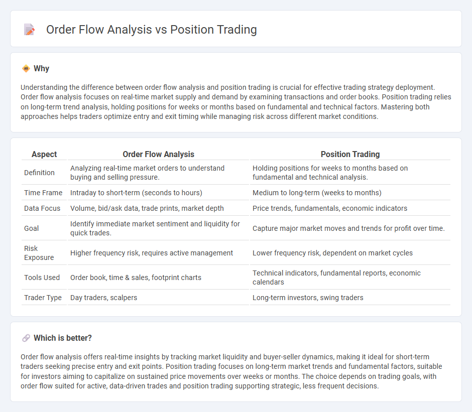 Order Flow Analysis vs Position Trading in Trading