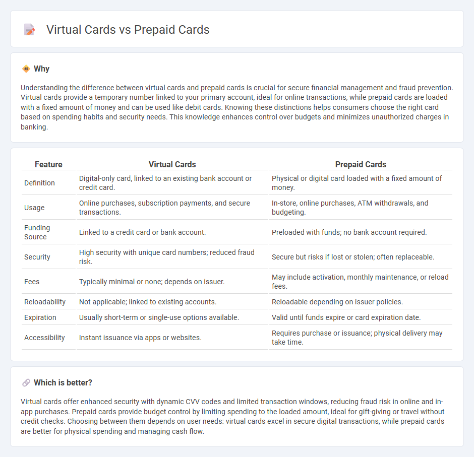 Virtual Cards vs Prepaid Cards in Banking