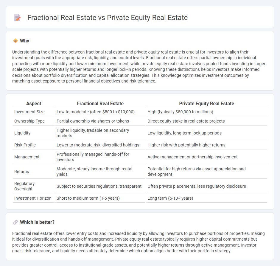 Fractional Real Estate vs Private Equity Real Estate in Investment
