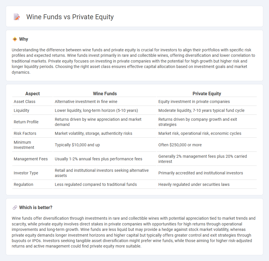 Wine Funds vs Private Equity in Investment
