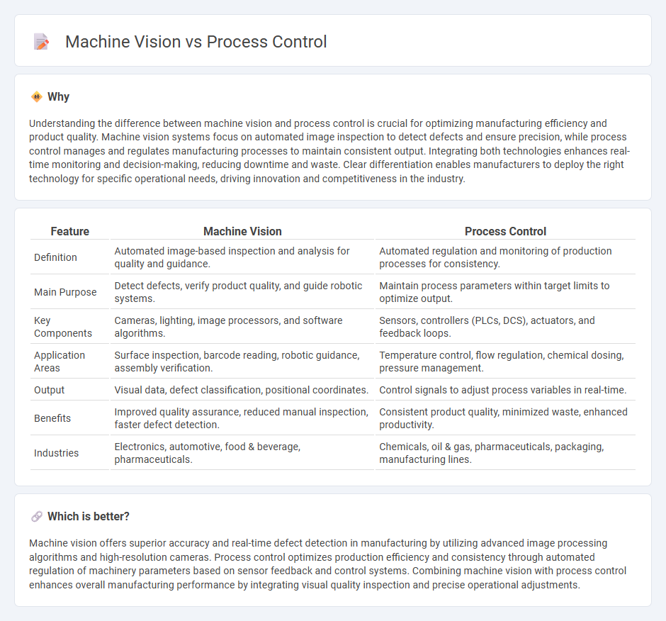 Machine Vision vs Process Control in Manufacturing
